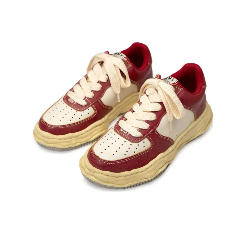 MIHARA YASUHIRO Wayne Low Top Skateboard Shoes Unisex Red-2