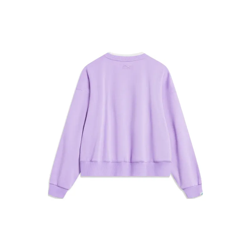 Disney X LINING Disney Sweatshirts Women's Vero Rose Purple-1