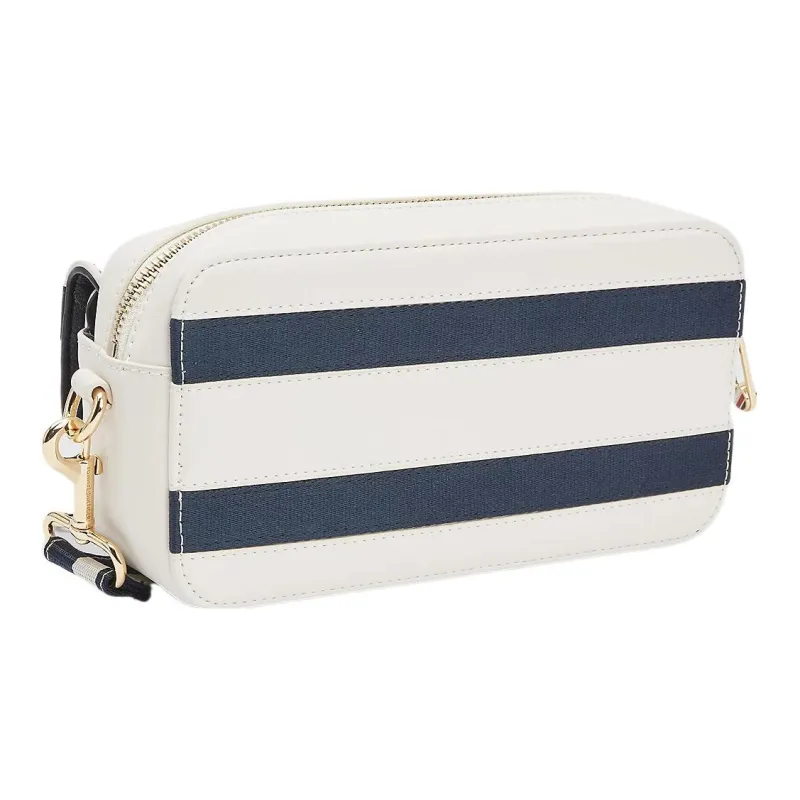 Tommy Hilfiger Polyurethane Camera Bags Shoulder Bag Crossbody Bag Women's Brittany Stripes Mix-1