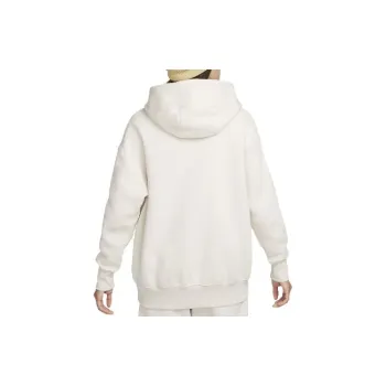 Nike Women's Phoenix Fleece Oversized Pullover Hoodie Light Orewood Brown/Sail