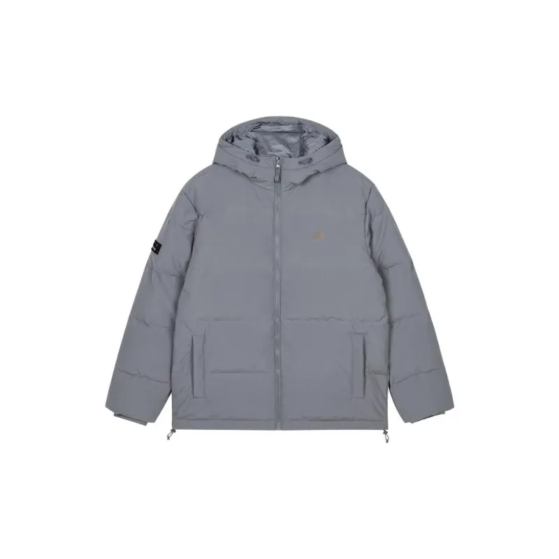 New Balance Down Jackets Men Gray-1