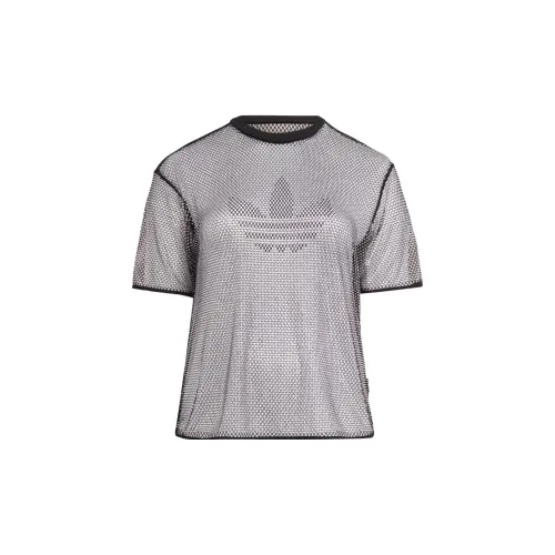 Adidas Originals T-Shirts Women's Gray