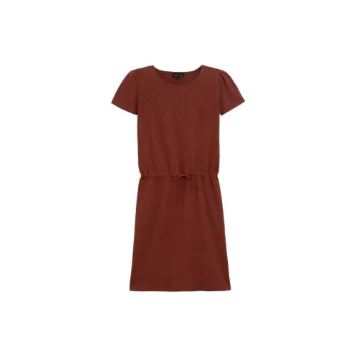 Agnes B. Short-Sleeved Dresses Women's Brick Red