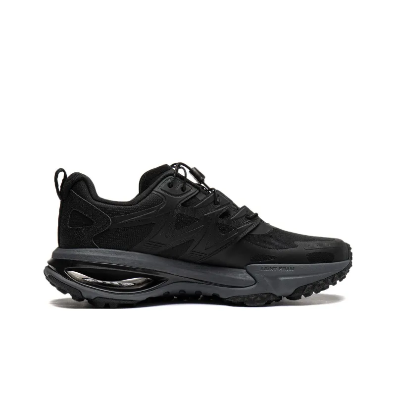 LiNing Yijie Cushioning Anti Slip And Wear Resistant Low Top Running Shoes Men's Black-1