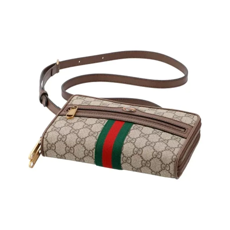 GUCCI Ophidia Cow Leather Crossbody Bag, Shoulder Bag Unisex-4