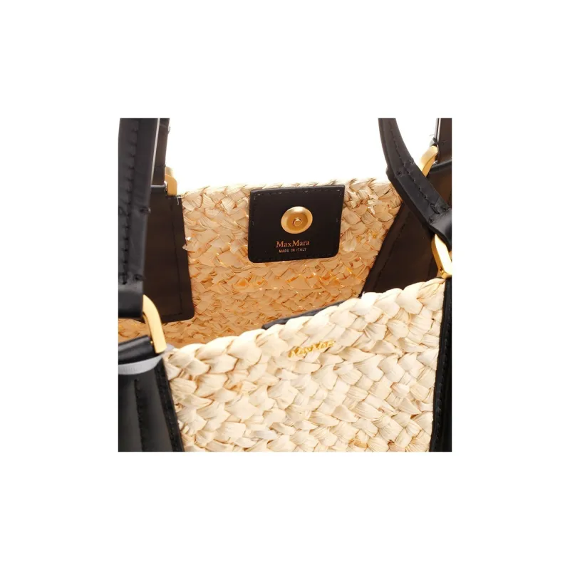 MaxMara Logo Lettering Bucket Bag-3
