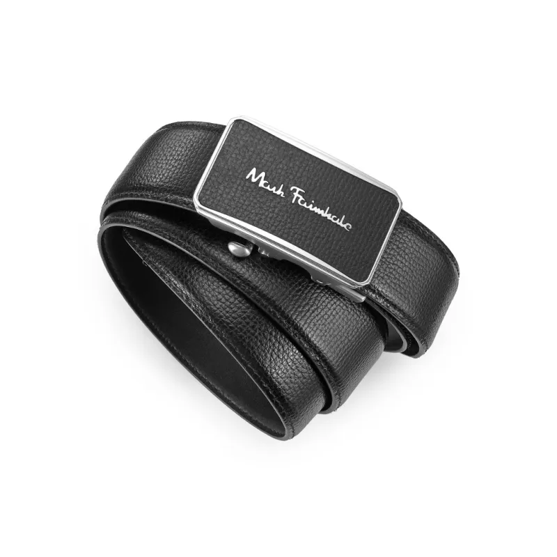 FAIRWHALE Logo High End Buckle Business Leather Belts Men's Width 3.5CM-3