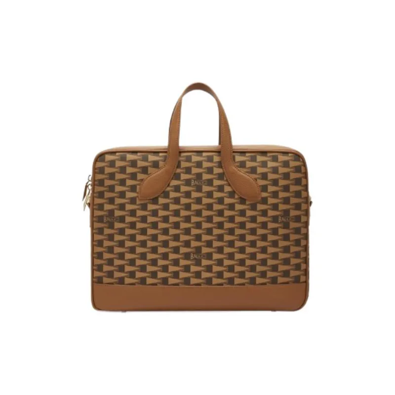 BALLY Monogram-print Leather Laptop-3