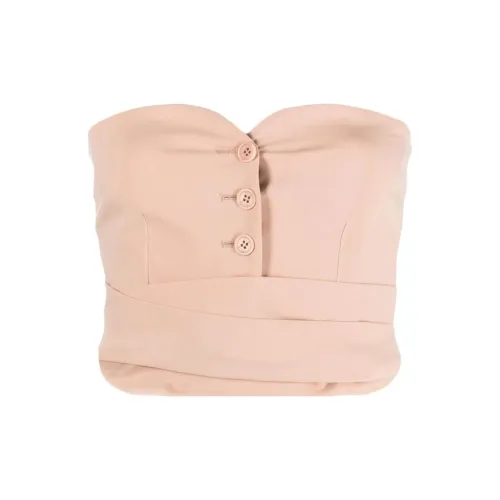 PHILOSOPHY DI LORENZO SERAFINI Bustier Stretch-cotton Crop Top