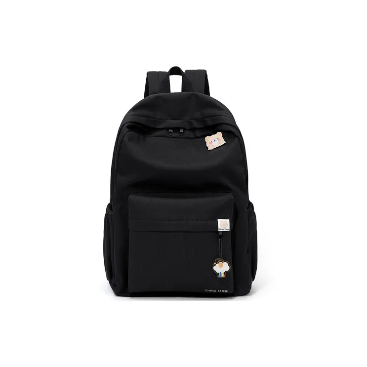 Simvay Clos Fabric Backpack Mountaineering Backpack Large Size Women's Ecru/Black-7