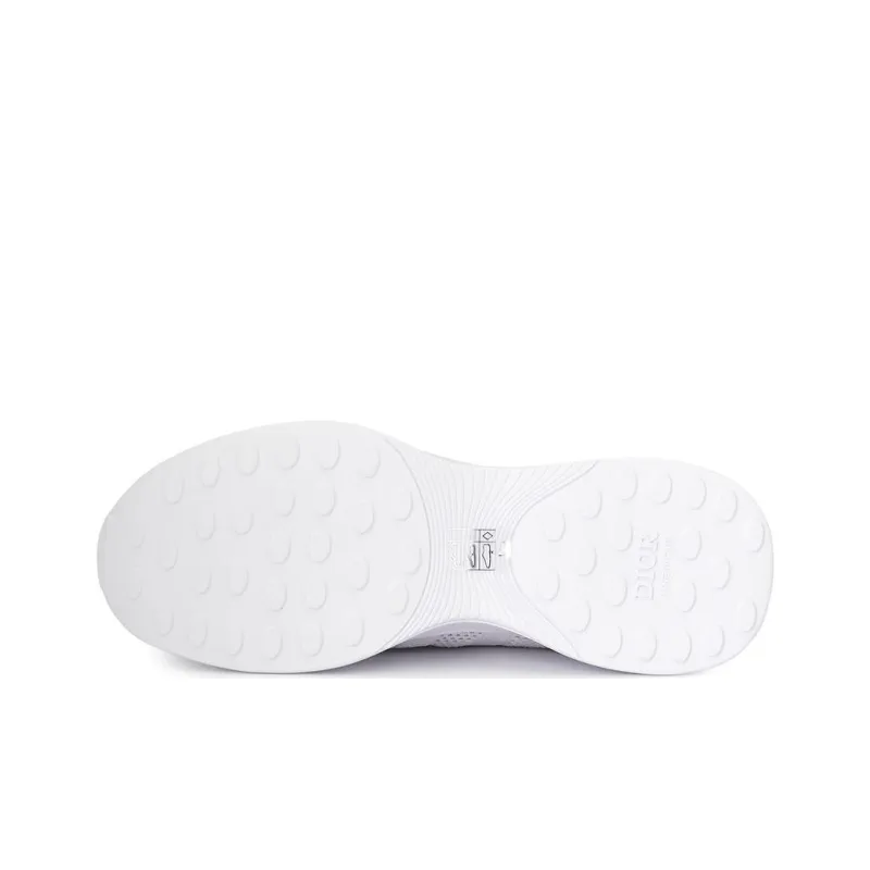 DIOR B25 Low Top Gray Neoprene And White Technical Mesh-5