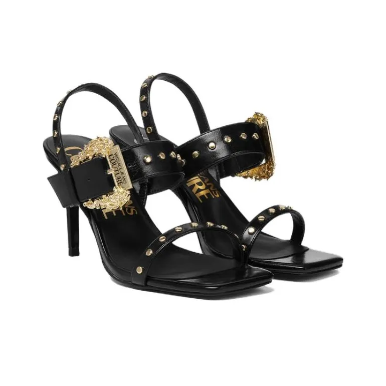 VERSACE JEANS Couture Emily 85mm Studded Slingback Sandals-2