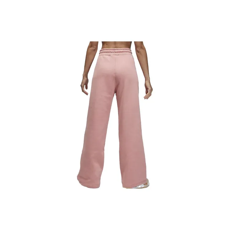 Jordan Flight Knitted Sweatpants Women's Pink-1