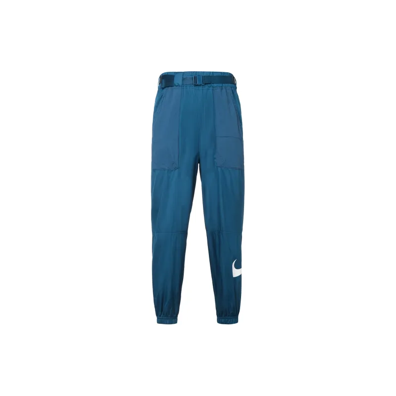 Nike Knitted Sports Pants Women's Dark Blue-1