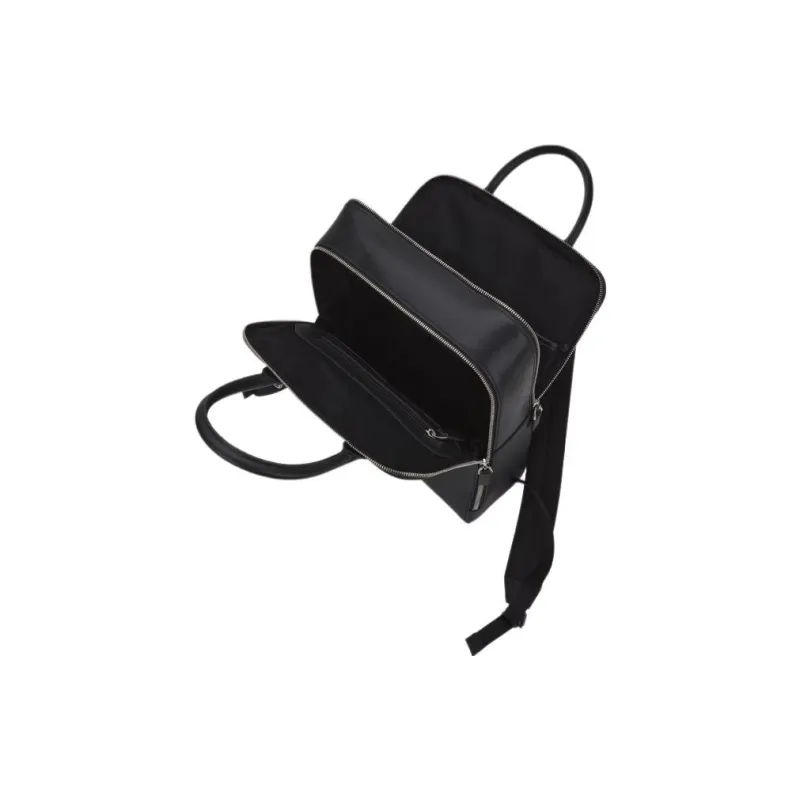 BALLY Cow Leather Backpack Medium Size Men's Black-2