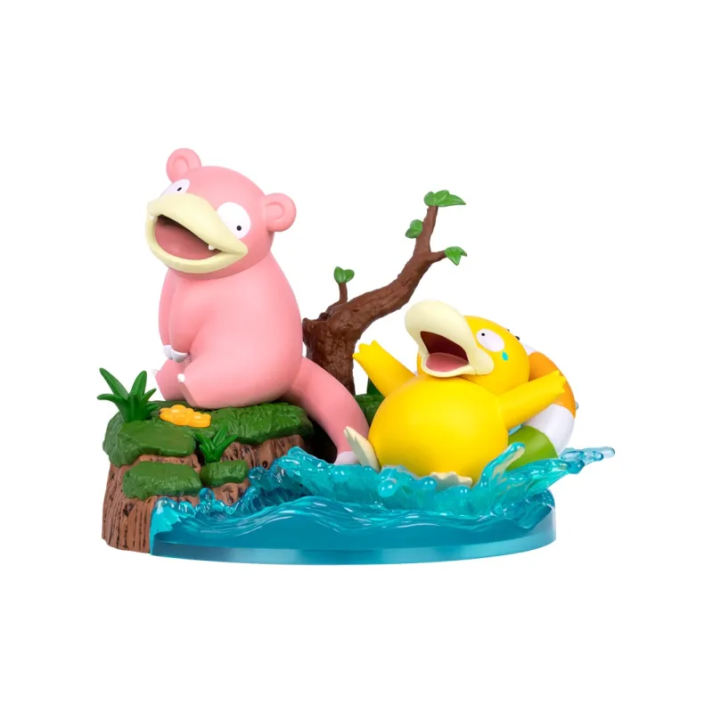 FUNISM Psyduck Playful Pokémon Figure, Psyduck Edition Slowpoke, Trendy Toy Merch Ornament Bonus Gifts 12cm-0