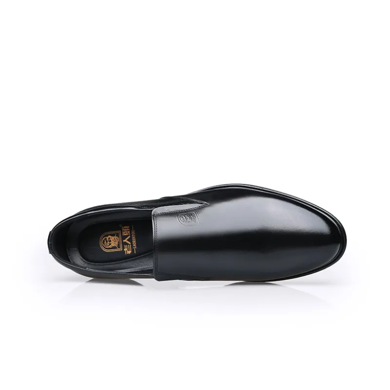 LAORENTOU Dress Shoes Men Low Top Brown/Black-2