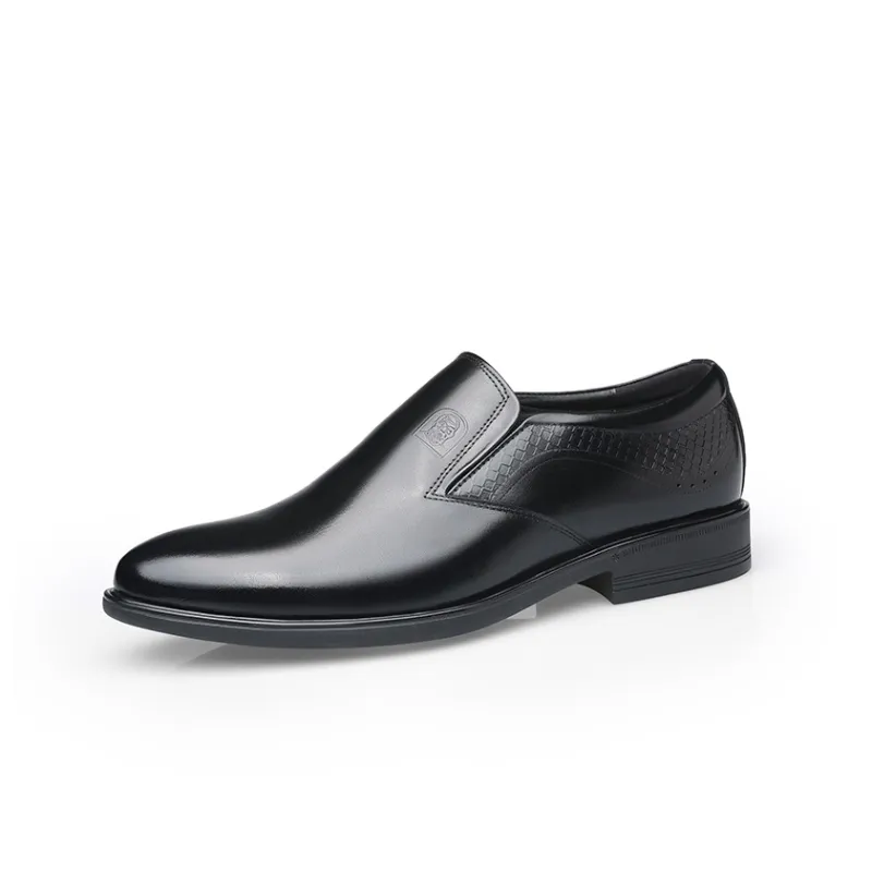 LAORENTOU Dress Shoes Men Low Top Brown/Black-1
