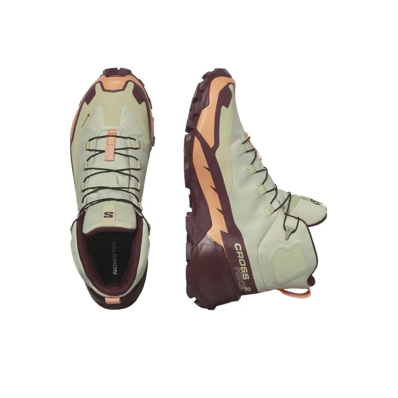SALOMON Women's Cross Hike 2 Mid GORE TEX 'Olive Night'-3