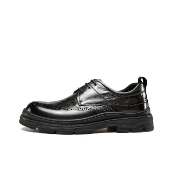 YEARCON Dress Shoes Men Low Top Gray/Black/Brown