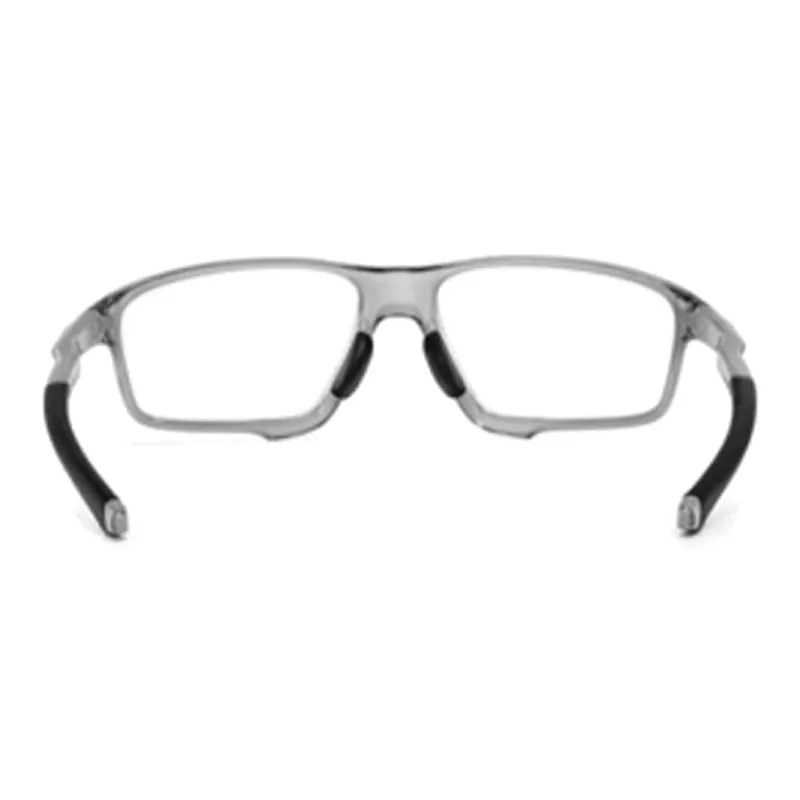 Oakley High Tech Memory Material Irregular Shape Eyeglass Frames Men's Gray-2