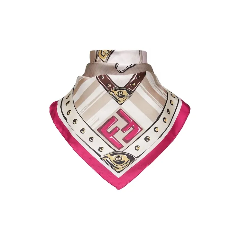 FENDI Silk Scarves Women's Multicolor-1