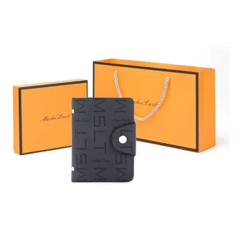 MashaLanti PVC Card Holder Unisex Dark Gray/Black
