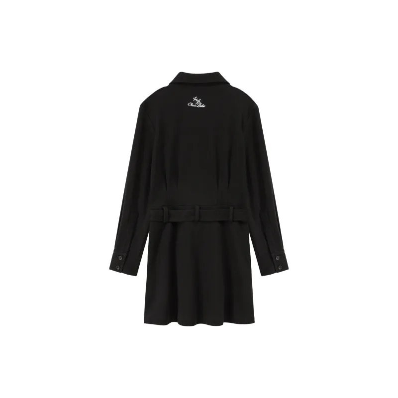 CHUU Long Sleeved Dresses Women's Black-1