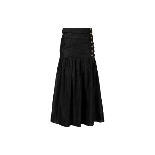 Sandro Casual Long Skirts Women's Black