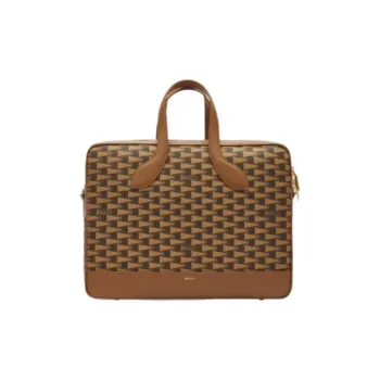BALLY Monogram print Leather Laptop