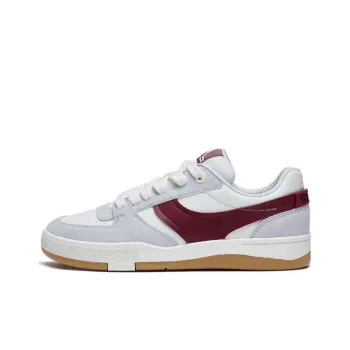 LiNing Zhengrong 92S Cushioning Lightweight Low Top Skateboard Shoes Men's White Gray Red