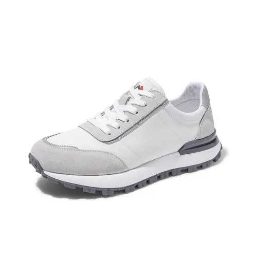 KOLUMB Casual Shoes Men Low-Top White