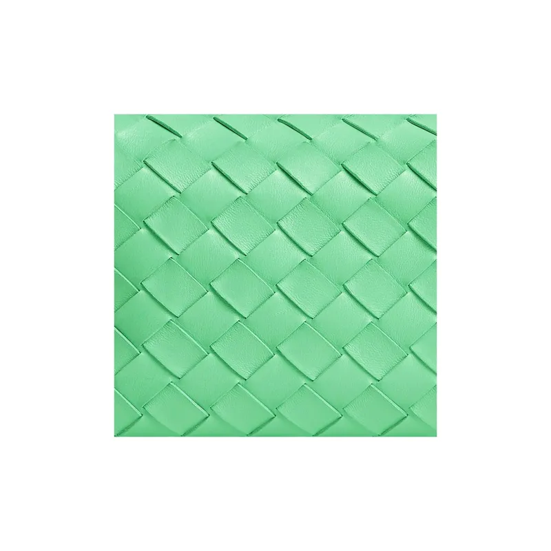 Bottega Veneta LOOP Sheepskin Camera Bag Handheld Shoulder Bag Crossbody Bag Mini Women's Siren Green-3