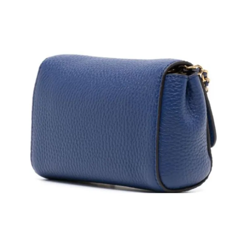 Mulberry Lily Cow Leather Shoulder Bag Crossbody Bag Mini Women's Blue-1