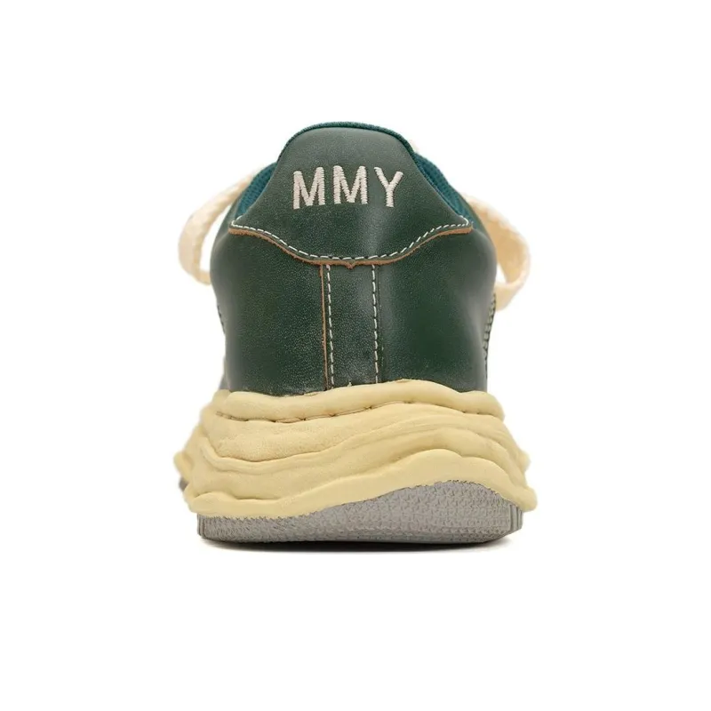 MIHARA YASUHIRO Wayne Panelled Leather Sneakers-3