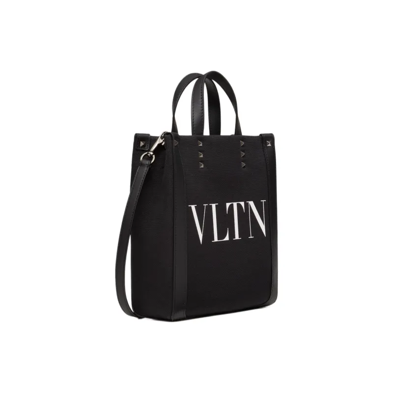 Valentino Garavani Rockstud Vltn Logo Printed Tote Bag-2