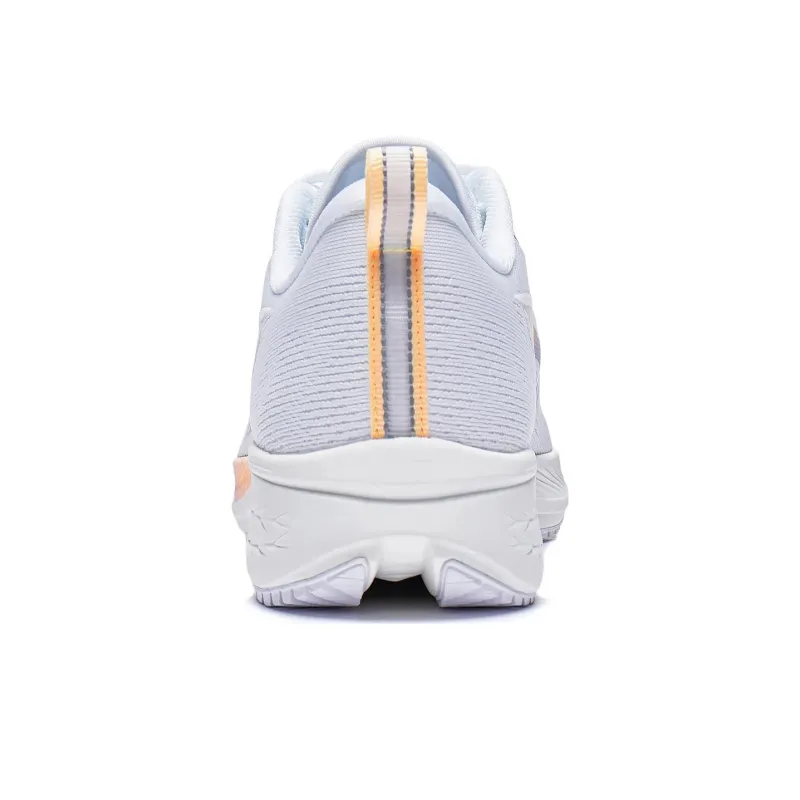 LiNing Red Hare 6 Cushioning Wear Resistant Low Top Running Shoes Women's White Orange-5