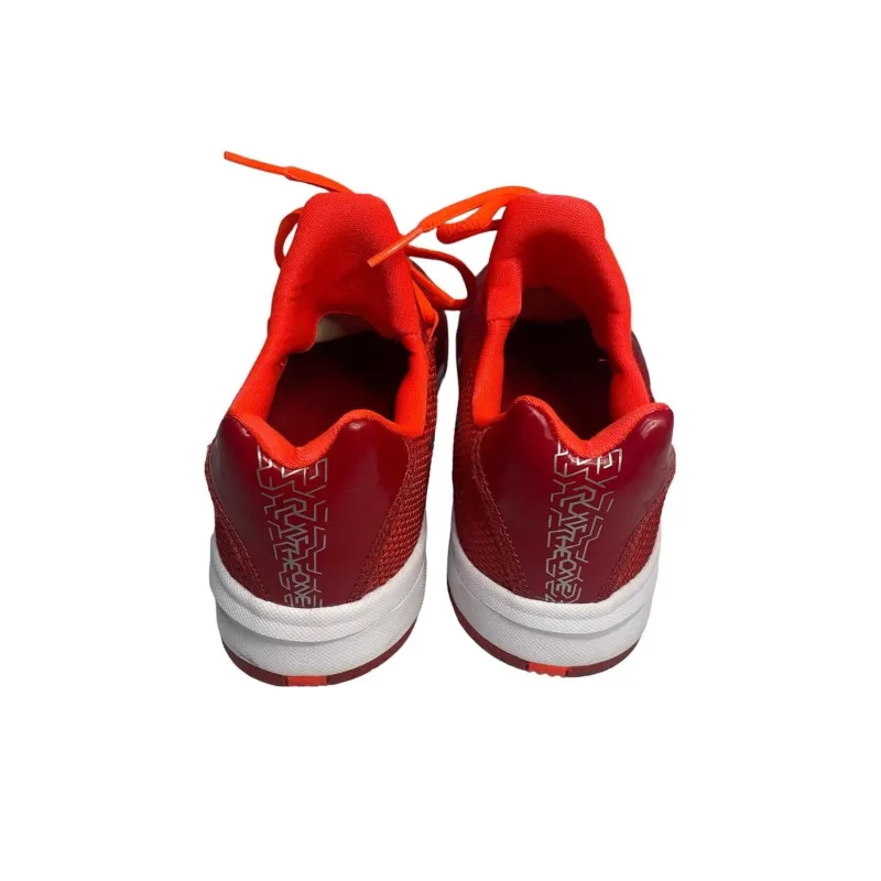 Nike Zoom Run The One TB Cushioning Breathable Low-Top Basketball Shoes Men's Red-3