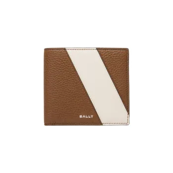 BALLY Grained Cow Leather Coin Purses Wallets Regular Men's Brown