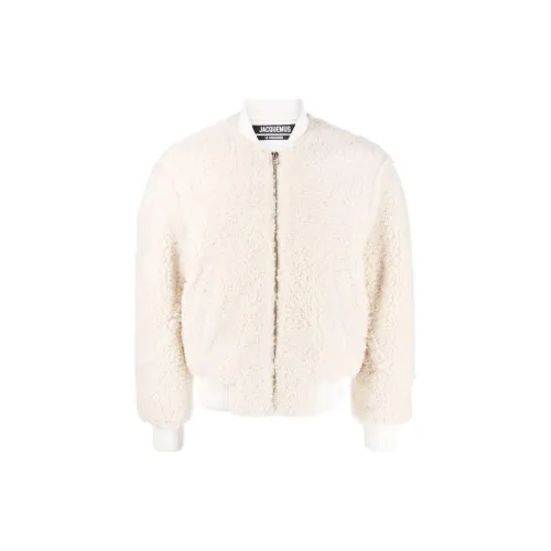 Jacquemus Le Blouson Pilou Shearling Bomber Jacket