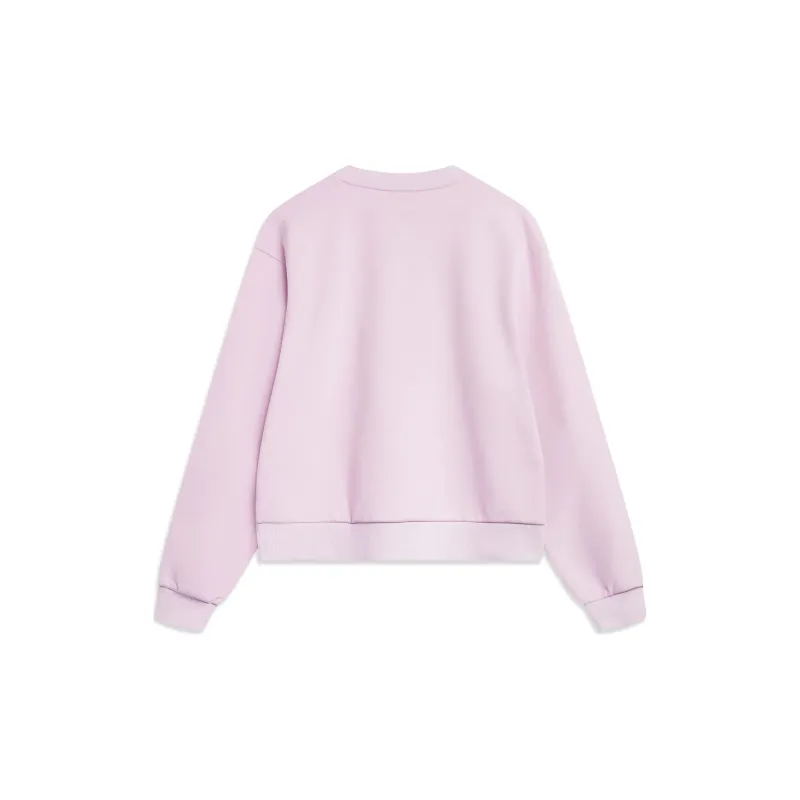 LiNing Sports Life Collection Sweatshirt Women's Dusty Pink Purple-1