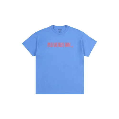 PLEASURES T-Shirts Men Blue