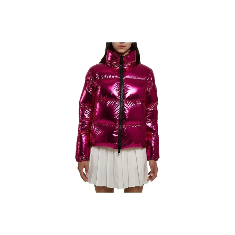 Moncler Down Jacket Coat Women's Dark Pink-1