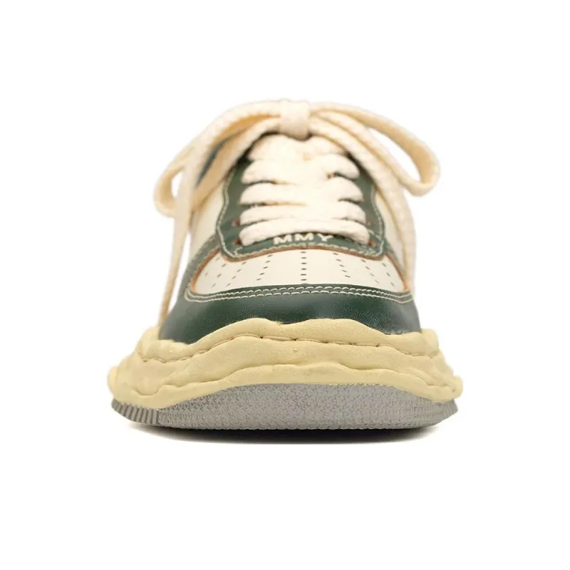 MIHARA YASUHIRO Wayne Panelled Leather Sneakers-2