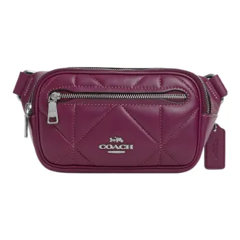 COACH Leather Shoulder Bag, Crossbody Bag, Sling Bag, Fanny Pack Trumpets Women's Purple