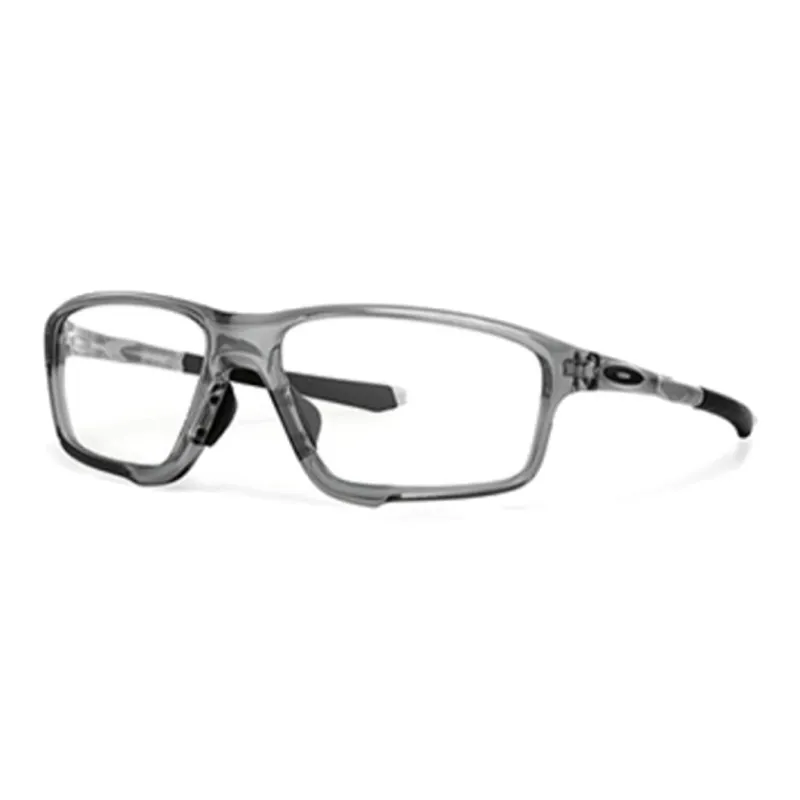 Oakley High Tech Memory Material Irregular Shape Eyeglass Frames Men's Gray-0