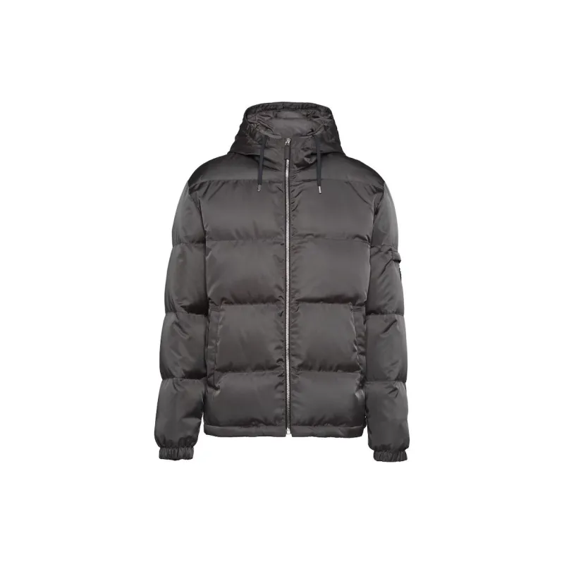 PRADA Down Jackets Men Iron Gray - POIZON
