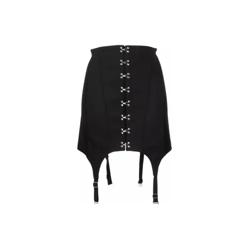 DION LEE Casual Short Skirts Women's Black