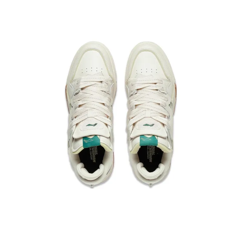 LINING Weiwu Pro Skate Shoes 'White Green'-3
