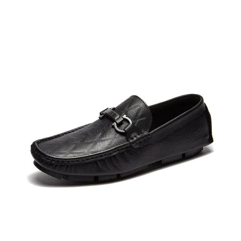 Jeep Dress Shoes Men Low Top Black-3